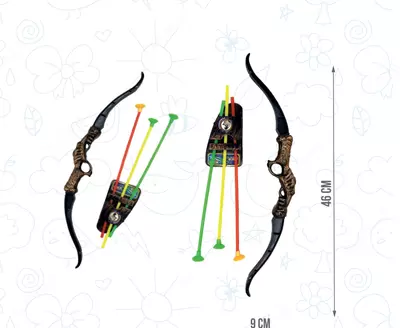 Набор "Черный лук со стрелами". RT-111