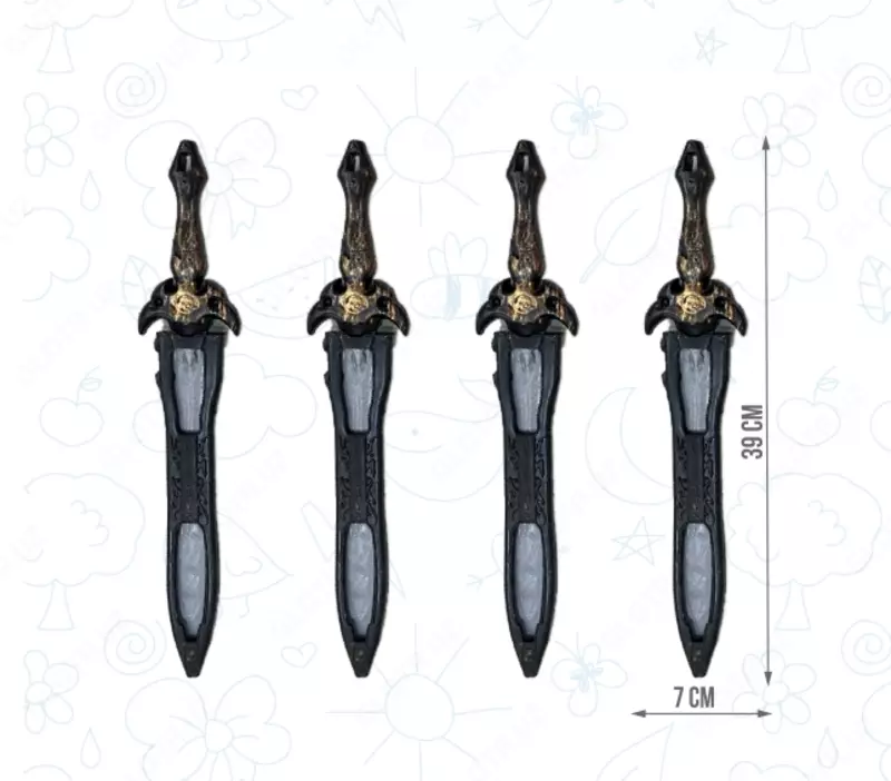 O'yinchoq qilich, qora. RT-110