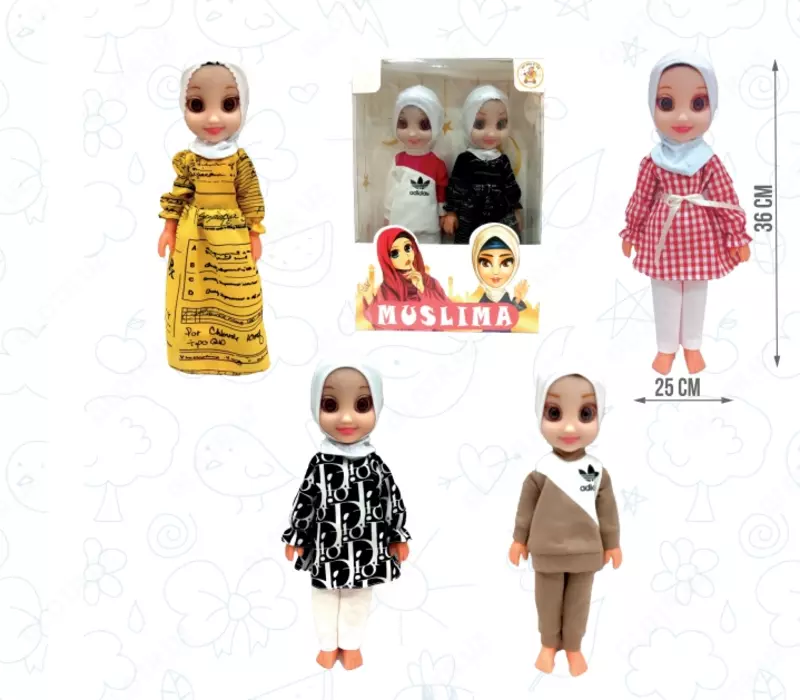 Кукла для девочек "Муслима" - по запросу