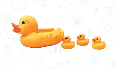 Набор резиновых игрушек "Утки". RT-026