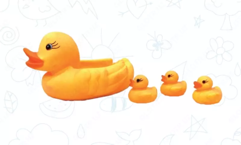 Набор резиновых игрушек "Утки"