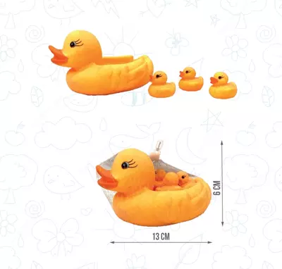 Набор резиновых игрушек "Утки", маленький. RT-026-1