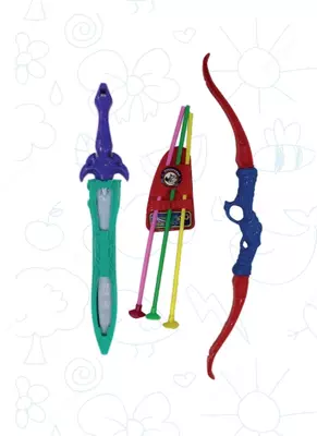 Набор игрушечный "Меч и лук со стрелами". RT-114