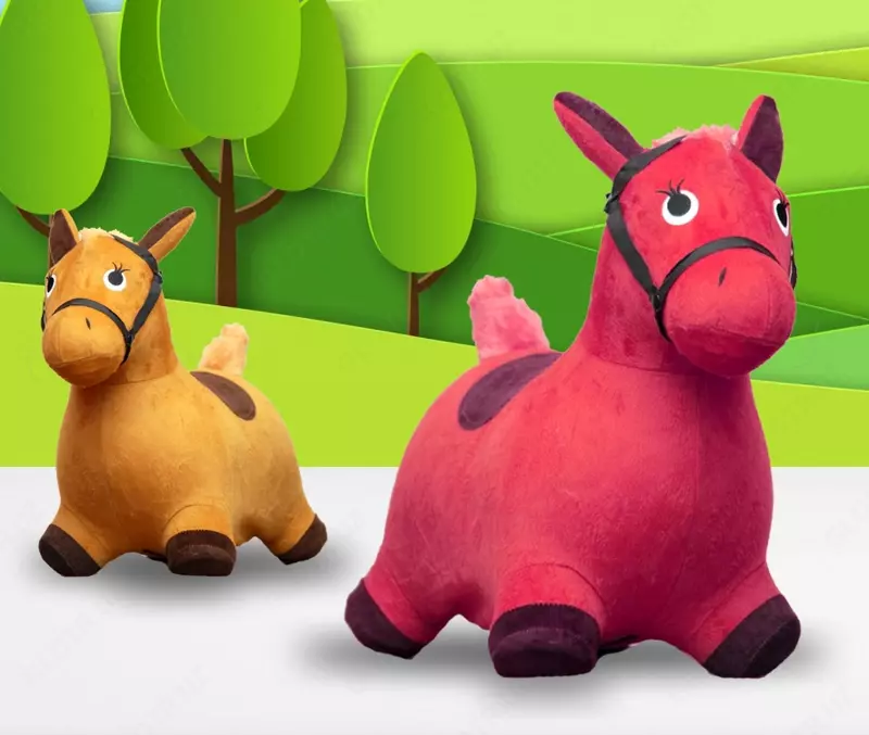 Игрушка-прыгун "Лошадь" в чехле - по запросу