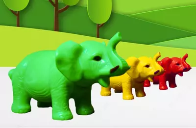Игрушка-прыгун "Слон"
