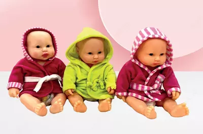 Кукла "Ребенок в халате"