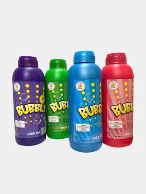 Жидкость для мыльных пузырей BUBBLE (1000 мл) Ассортимент