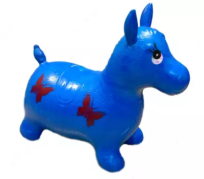 Резиновый попрыгун для малышей Ослик (Цв. ассорти)