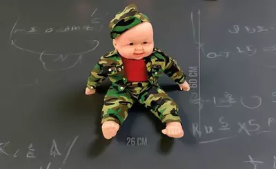 Кукла для девочек ПУПС в военной форме