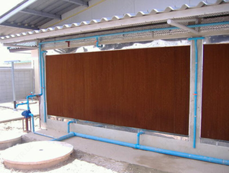  Гофра панели охладительного типа  для птицеферм  теплиц  АГНКС - 