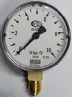 Манометр с трубкой Бурдона