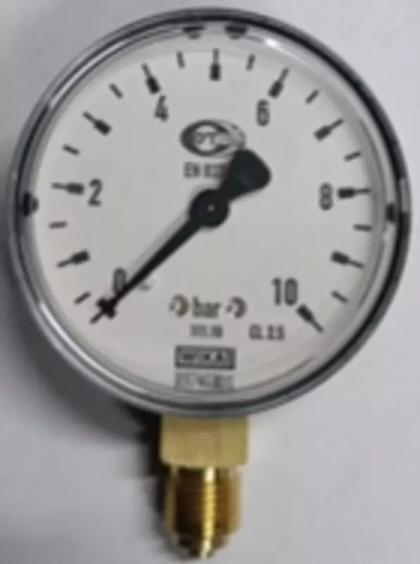 Манометр с трубкой Бурдона