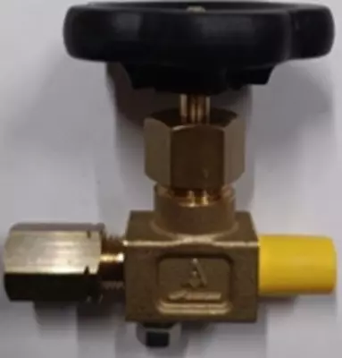 WIKA Игольчатый вентиль AC 09.02 DIN 16270 (с винтом сброса) Материал корпуса: Латунь -10...+120°C