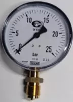 Манометр с трубкой Бурдона