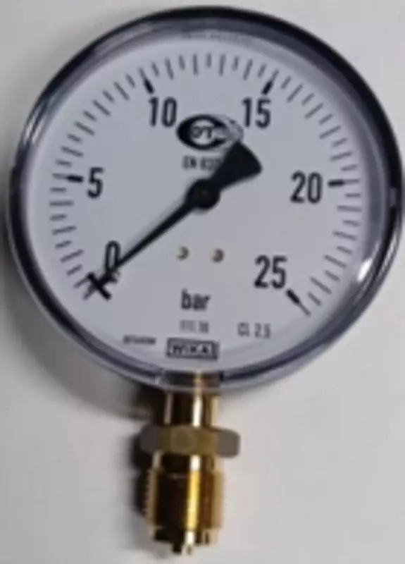 Манометр с трубкой Бурдона