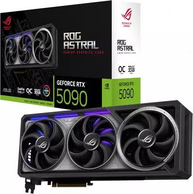 Игровая видеокарта ASUS ROG Astral GeForce RTX™ 5090 OC Edition.