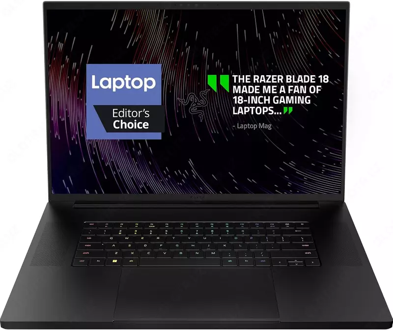 Razer Blade 18 o‘yin noutbuki: NVIDIA GeForce RTX 4090 - Intel i9 HX protsessori 13-avlod 24 yadroli - 18 dyuymli QHD+ 240 Gs - 32 GB operativ xotira - SSD 2 TB
