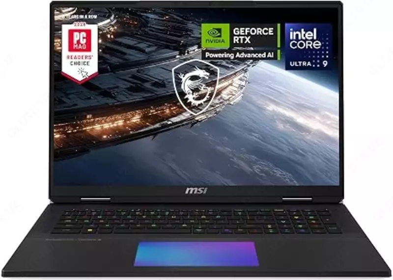 MSI Titan 18 HX AI 18 240Hz MiniLED UHD+ o‘yin noutbuki: Intel Ultra 9-290HX 