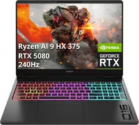 Игровой ноутбук HP Omen MAX 16 WQXGA  AMD Ryzen AI 9 HX 375  NVIDIA GeForce RTX 5080 16 ГБ GDDR7