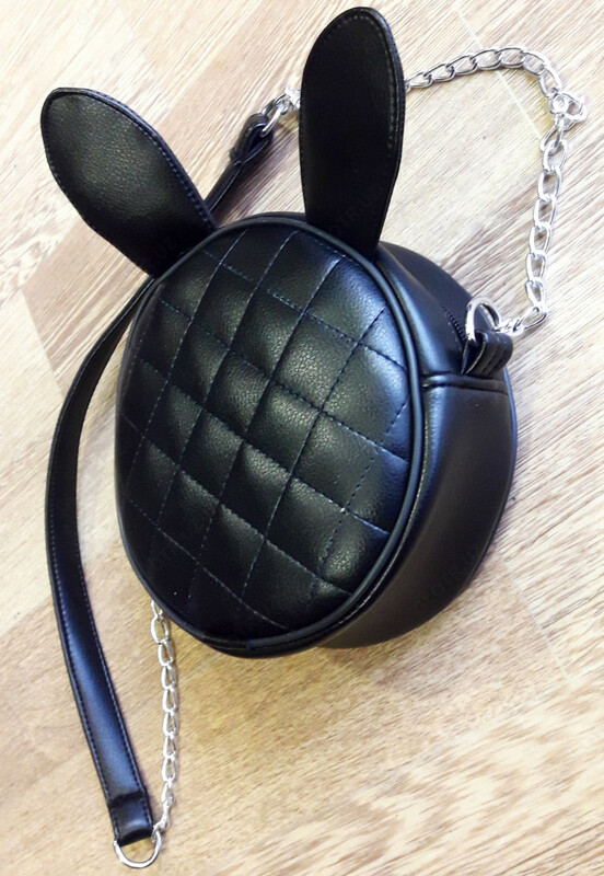 Сумка круглая с ушками из эко-кожи