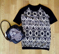 Футболка черная женская