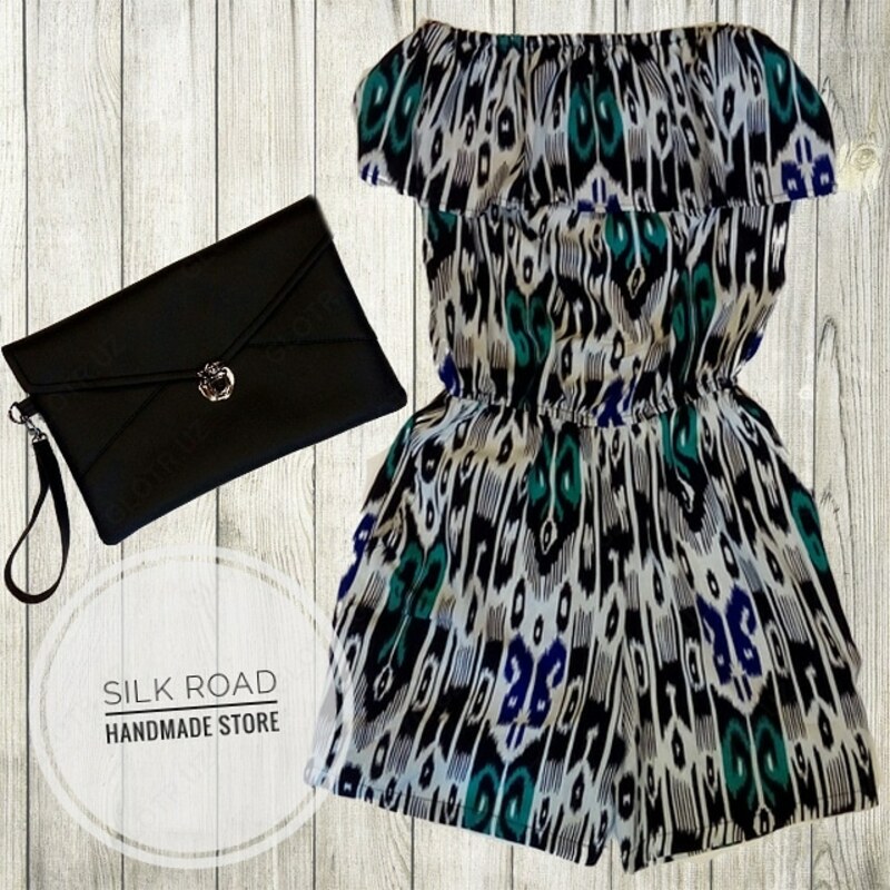 Комбинезон женский из штапеля