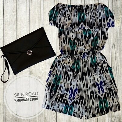 Комбинезон женский из штапеля