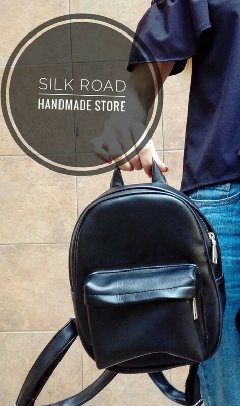 Маленький рюкзак из эко-кожи