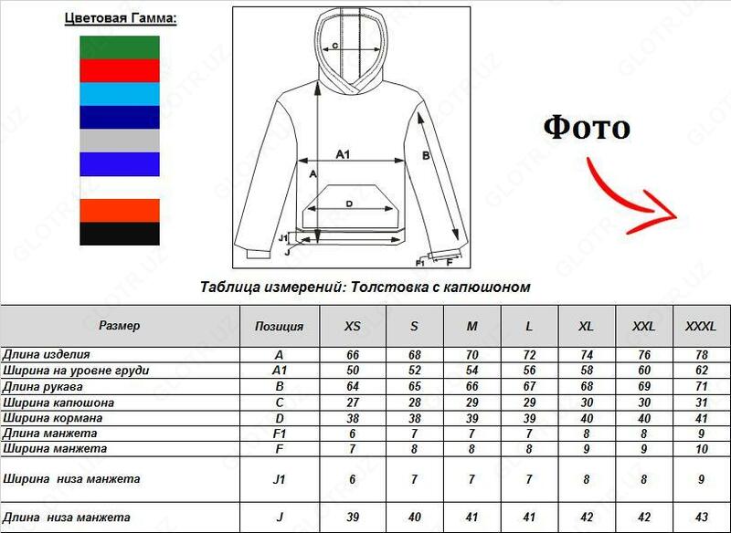 Толстовки с капюшоном Только оптом