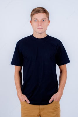 Футболка мужская «Черная» Премиум