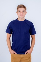 "To'q ko'k" Premium erkaklar futbolkasi