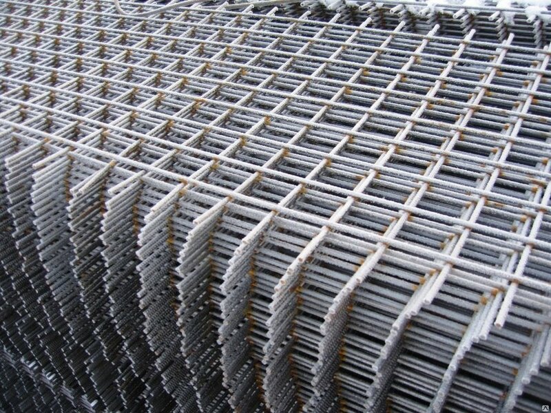 Сетка дорожная из проволоки ВР-1 диаметром 4мм. Размер 100х100