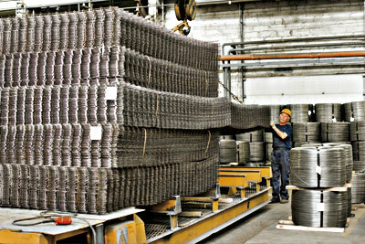 Сетка кладочная из проволоки ВР-1 диаметром в 4мм (Для кладки в два кирпича)