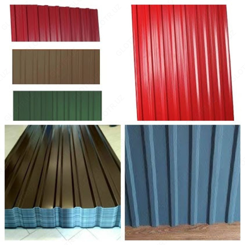 Профнастил ral 3005 6005 8017 толщина 03