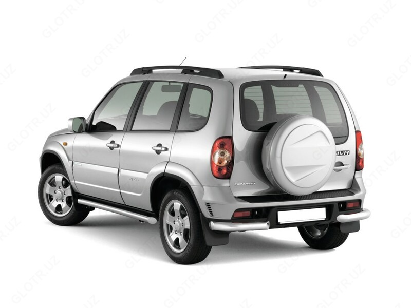   Рейлинги Комфорт (черный муар) CHEVROLET NIVA