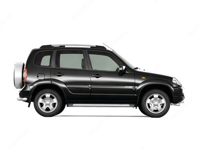 Защита заднего бампера угловая Ø63мм (нерж) CHEVROLET NIVA