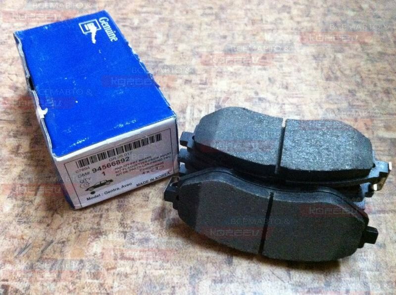 Колодки тормозные передние GM Lacetti(Gentra)