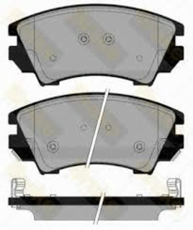 Колодки тормозные задние GM для Малибу