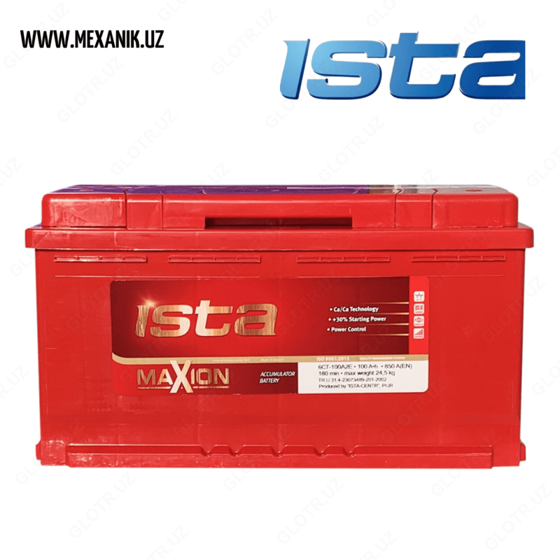 Batareya ISTA MAXCT 6CT 100AH ​​(UKRAINE)