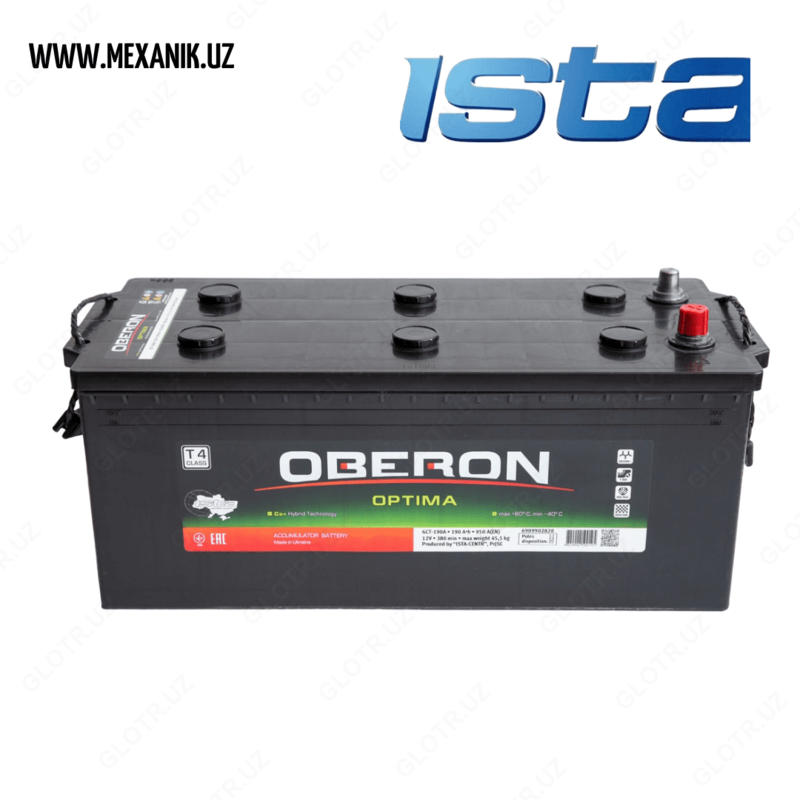 АККУМУЛЯТОР OBERON OPTIMA 6CT 190AH (УКРАИНА)