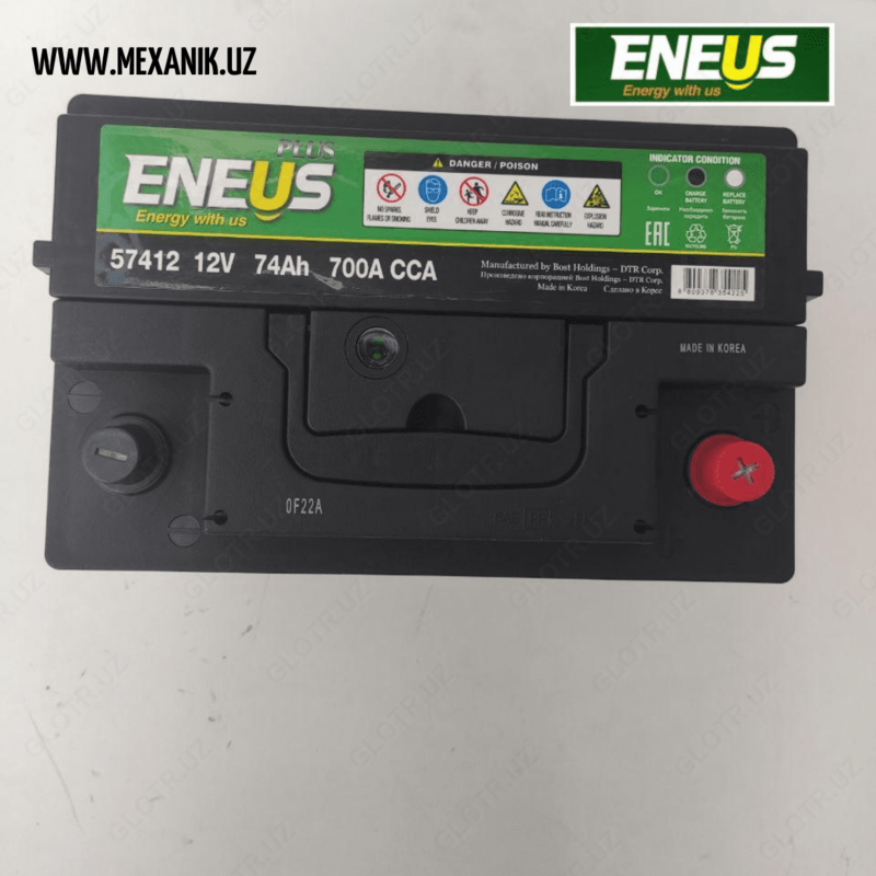  Аккумулятор ENEUS 74Ah (Ю.Корея) - 