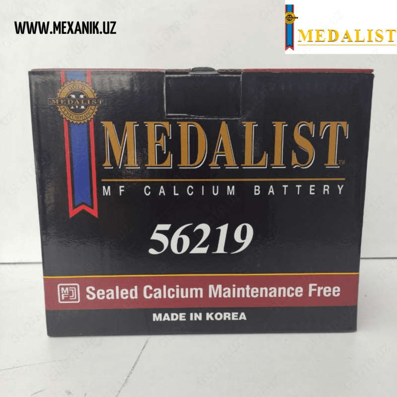   Аккумулятор Medalist 62Ah (Ю.Корея)