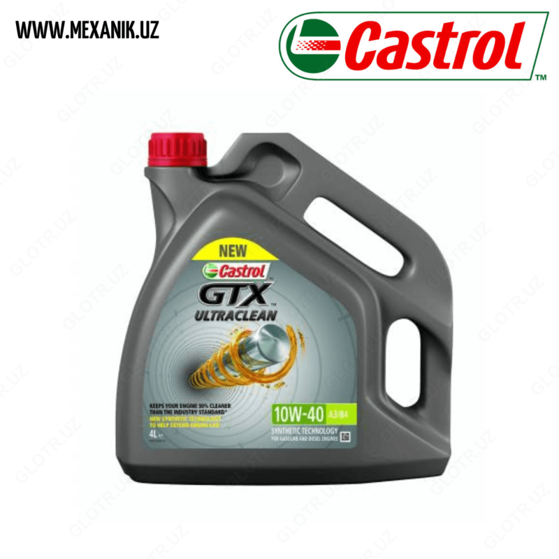 Масло моторное Castrol GTX ULTRACLEAN 10w40 4л
