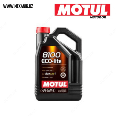 Моторное масло Motul 8100 ECO-LITE 5W-30 4л (Производство Франция)