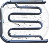 Полотенцесушитель (Трамбон) длина 60 см. по центру 56 см.