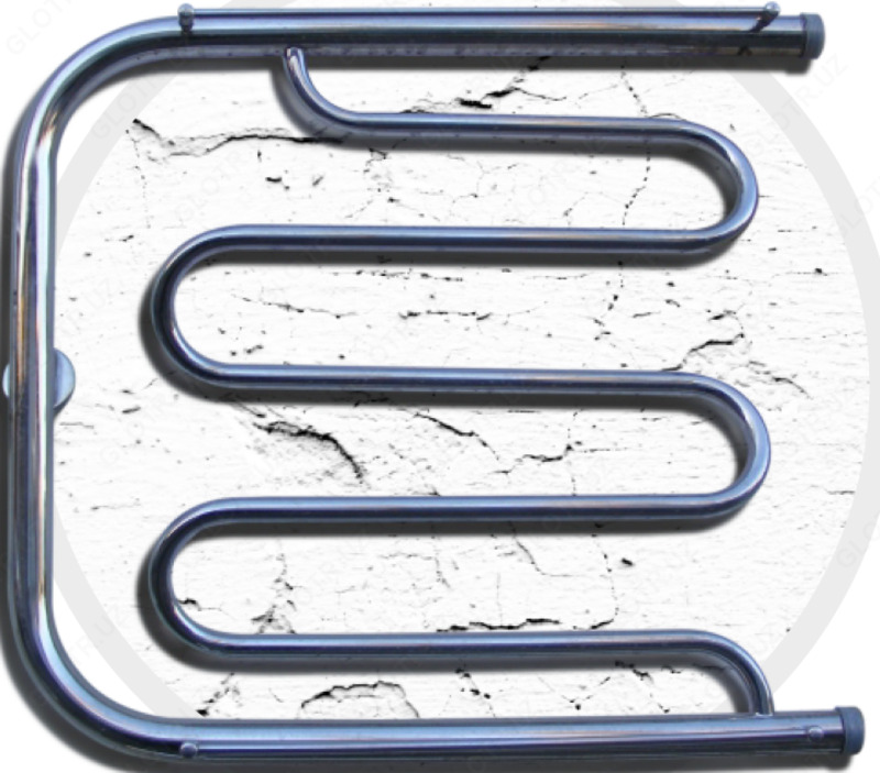 Полотенцесушитель (Трамбон) длина 60 см. по центру 56 см.