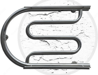 Полотенцесушитель (Овал) длина 85 см. по центру 56 см.