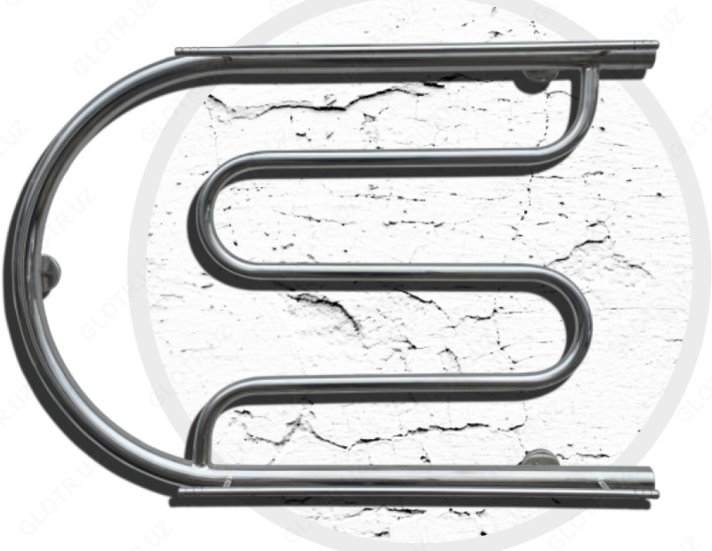 Полотенцесушитель (Овал) длина 85 см. по центру 56 см.