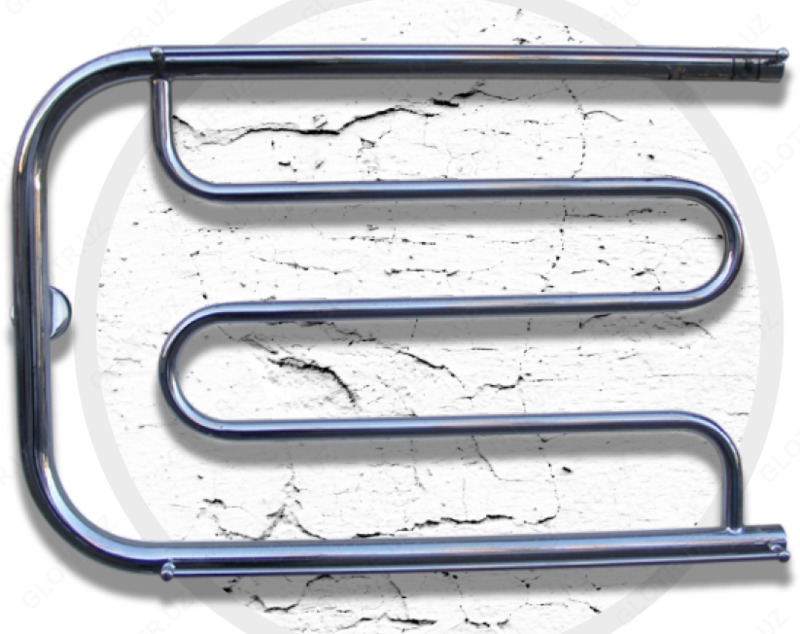 Полотенцесушитель (75) с внутренней частью (М) длина 75 см