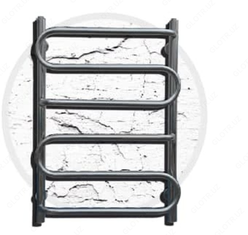 2 qismli sochiqni isitadigan temir yo'l